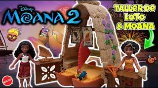 Disney MOANA 2 - El Taller de MOANA y LOTO | Playset de Mattel - TOY SHOTS (2024)