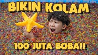 KOLAM RENANG ISI 100 JUTA BOBA?!! BESAR BANGET!!