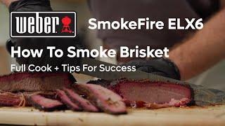 Weber SmokeFire Brisket | Brisket On The ELX6 | How To Smoke Brisket on Pellet Grill