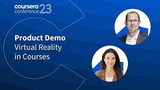 Virtual Reality Learning With Coursera's VR Portal Product Demo