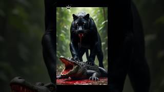 Black Panther vs Wild Animals (Lion, Tiger, Black Panther)