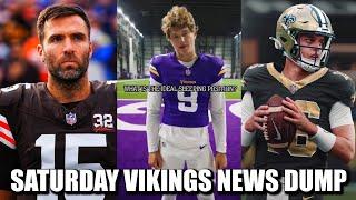 Minnesota Vikings News Dump (4.12.2025) | No Flacco, Don't Sleep on JJ, Saints Tanking