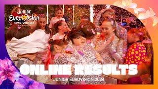 Online Vote Results Reveal the Junior Eurovision 2024 winner | #JESC2024