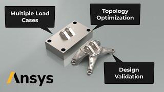 Topology Optimization in ANSYS with Multiple Load Cases (Fully Narrated Tutorial)