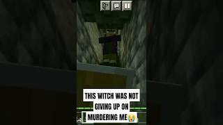 Poison was NOT enough to this WITCH #minecraft #shorts