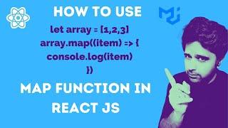 How to use Map Function in React JS | React JS tutorial 2024