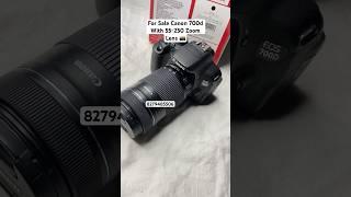 For Sale Canon 700d Camera With 55 250 Lens | Second Hand Camera Market | Old Camera Market | Dslr