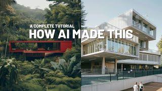 Midjourney for Architects: Advanced Workflow Guide for photorealistic images.