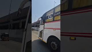 Gujarat Travels ️ Ahmedabad to Hyderabad ️ 7050 #bus_lovers_talsu #trendingshorts #travel