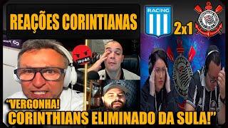 REAÇÕES dos CORINTIANOS - RACING 2x1 CORINTHIANS - ELIMINADO DA SULA! VAMOS RIR DO CORINTHIANS!