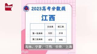 2023年高考分数线汇总，多省公布各批次分数线，志愿填报时间确定