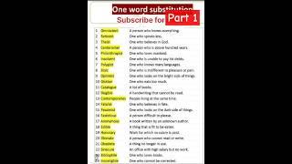 Pep up your fluency with one word substitution(Part 1) #oneword#english#levelupenglish