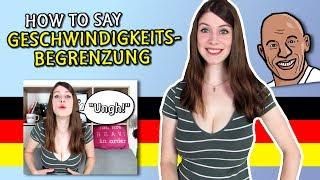 How to say GESCHWINDIGKEITSBEGRENZUNG in German