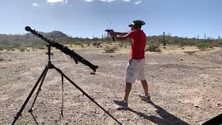 Select fire Glock 19 in full auto, 40 round mag dump attempt.