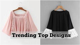 TRENDING TOP DESIGNS || Stylish  Tops || Fashion Cafe