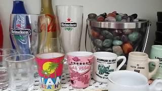 Colecionismo: miniaturas, decoração, licoreiras, etc. #Obrigada #Thanks
