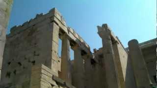 ATHENS GREECE CITY VIEW FROM THE PARTHENON ON THE ACROPOLIS