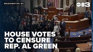 House votes to censure Rep. Al Green after disrupting Trump's address to Congress