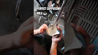 This is how you steam PERFECT milk for your cappuccino ️ #barista #homebarista #espressomachine