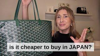 GOYARD BAG PRICE JAPAN and VINTAGE CHANEL BAG SHOPPING in Japan | Laine’s Reviews