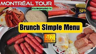 Typical Filipino brunch 4k | Montréal Tour / kmtv