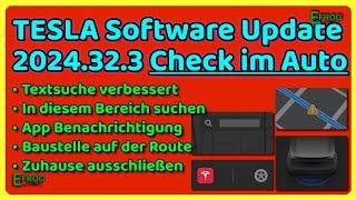 Tesla Software 2024.32.3 Check im Auto