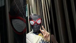 Anime filter with Miles Morales, which is better: real life or AI, let me know in the comments below