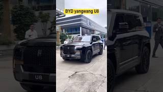 BYD yangwang U8 can make a tank turn!!#shorts #byd #yangwang