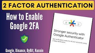 How to Enable 2 Factor Authentication | 2FA for Crypto Trading Apps Binance, Kucoin, Bybit, Okx