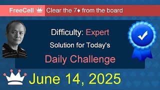 Microsoft Solitaire Collection: FreeCell - Expert - June 14, 2025