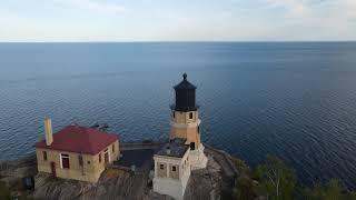 Split Rock Lighthouse  (O Farol)     Two Harbors-Minnesota (drone)