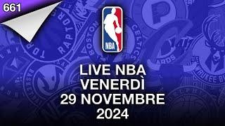 LIVE NBA venerdì 29 novembre 2024