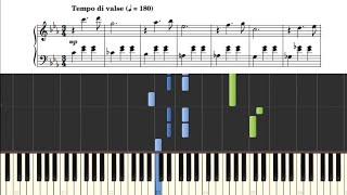 thenameisgsarci - "Valse fantastique for niqqi" - 2023 revision (sheet music + Synthesia)