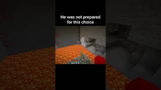 Minecraft Choice Moment