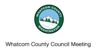 Whatcom County Council Meeting November 10, 2020