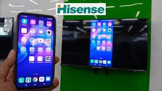 how to screen mirror hisense smart tv