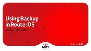 Using Backup in RouterOS