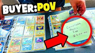 I spent £1000 on Pokemon cards at MY cardshow in 10 minutes! *OWNER POV*