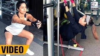 Hina Khan's Steamy Workout Videos | Lehren Small Screen