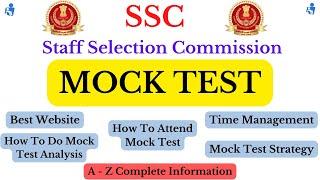 Mock Test - SSC Complete Information , Best Site, Analysis , Time Management , Strategy in Tamil