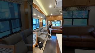 RV or luxury condo? Tour this 2024 Majestic 38 New Horizons fifth wheel! #rv #rvlife #luxurytravel