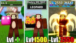 Beating Blox Fruits as Monkey! Full Angel v4 Awakened Lvl 0 to Max Lvl Noob to Pro Blox Fruits!