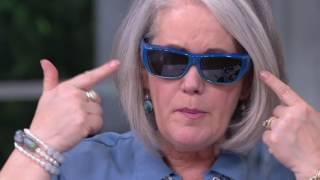 Jonathan Paul Ombre Fitover Sunglasses with PolarVue Lenses & Case on QVC