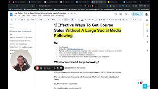 How To Get Course Sales Without A Large Social Media Following