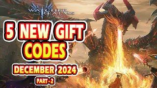 Watcher of Realms 5 New Redeem Codes | Watcher of Realms 5 New Gift Codes December 2024 (Part-2)