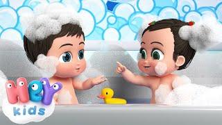 Banyo zamanı şarkısı  Banyo çizgi film | HeyKids - Bebek şarkıları