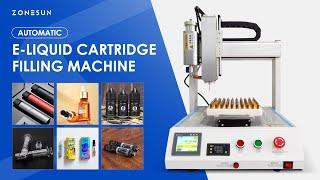 Where To Buy | ZONESUN Automatic E-liquid Cartridge Filling Machine With Heating Fuction