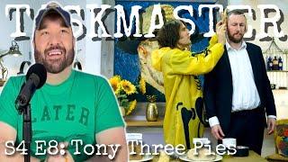 American Reacts to TASKMASTER: Series 4 Ep. 8: "Tony Three Pies" | First Time Watching!