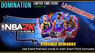 RONSTECH LIVE!! DOMINATION EVENT DAY 2 ROAD TO PINK DIAMOND CARD - NBA 2K MOBILE