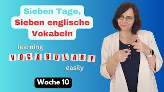 7 Tage, 7 englische Vokabeln #english #lernen #vokabeln